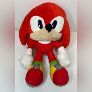 Sonic the Hedgehog Knuckles Plush Toy Retro Collectible